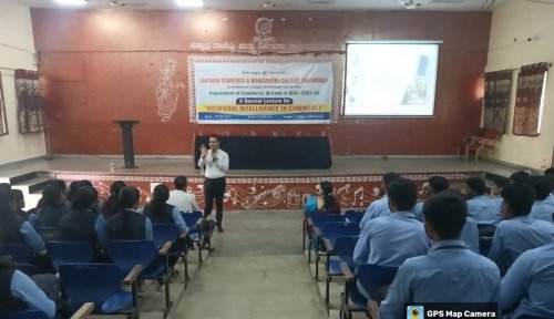 AI and leadership traits for future indian Youth  workshop to Shivamogga univetsity students